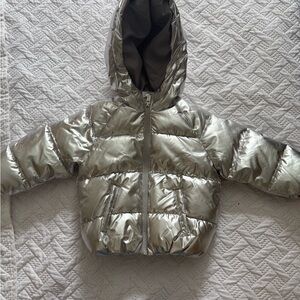 Old Navy Metallic Silver Jacket